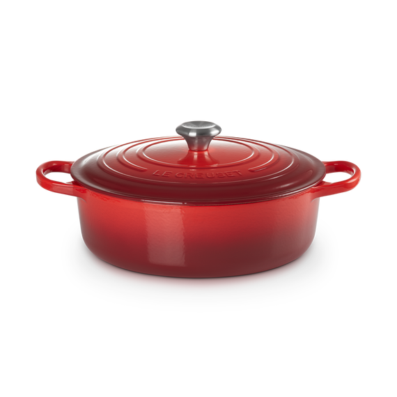 LE CREUSET Tegame Risotto Evolution In Ghisa Vetrificata 30cm, Colore: Ciliegia, Diametro: 30cm